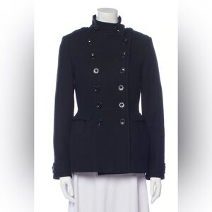 Burberry Brit Peacoat. Black. Size Small / US Size 4. MINT condition!